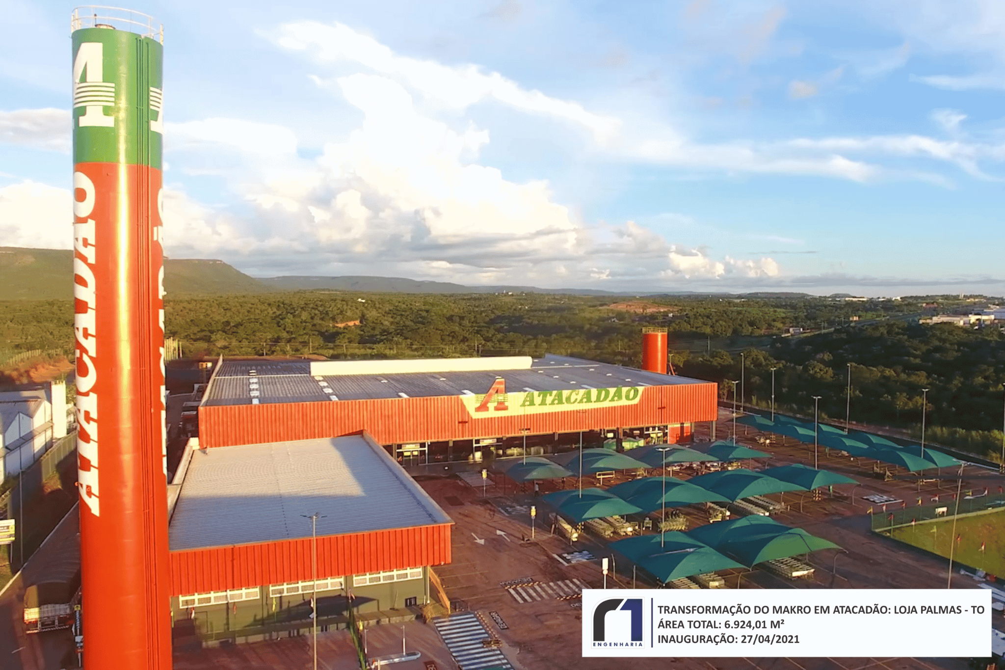 Transformação do Makro em Atacadão – Loja Palmas – TO